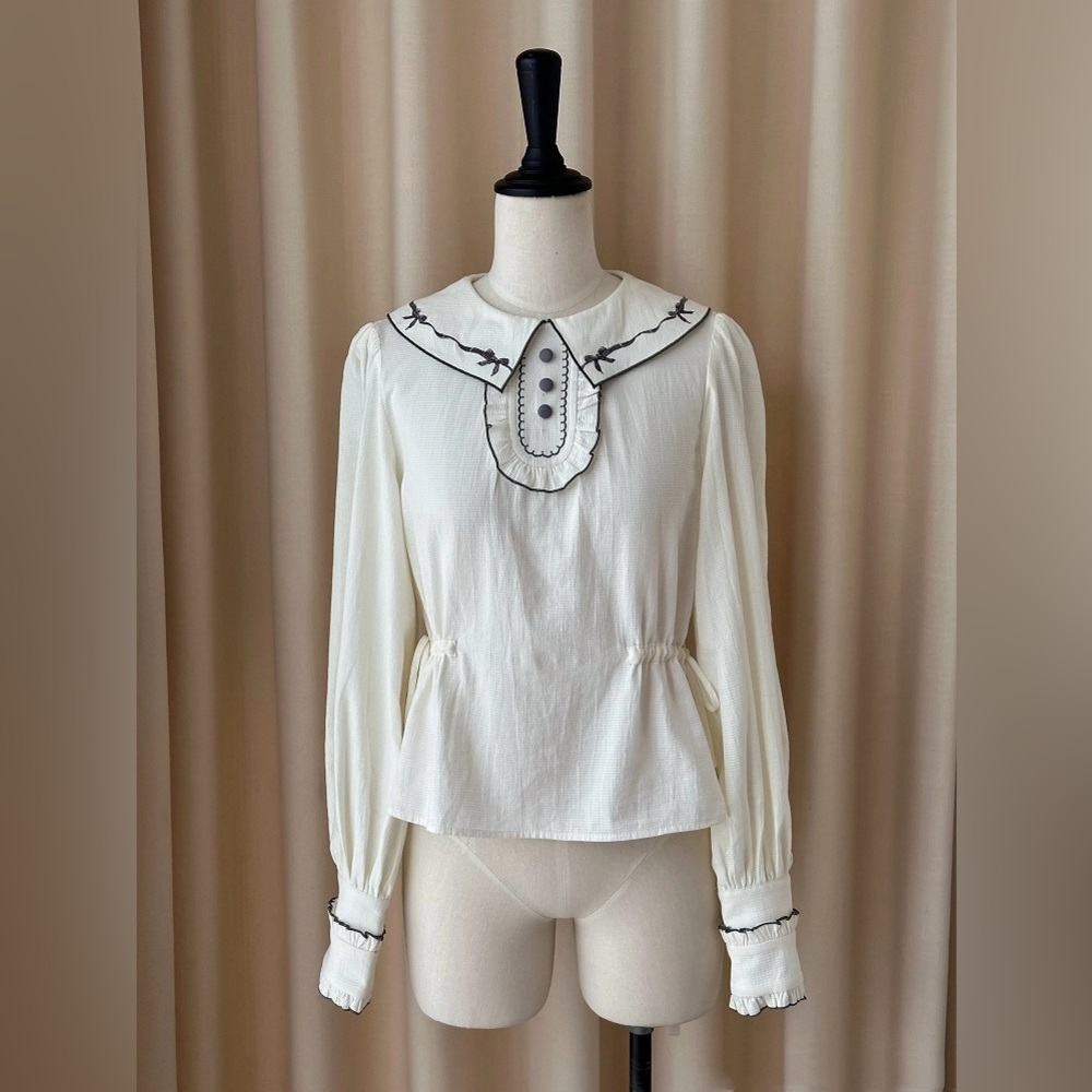Forest Fairy Tale - Mulberry Tea Party Lolita Blouse Size L (Chinese Sizing)